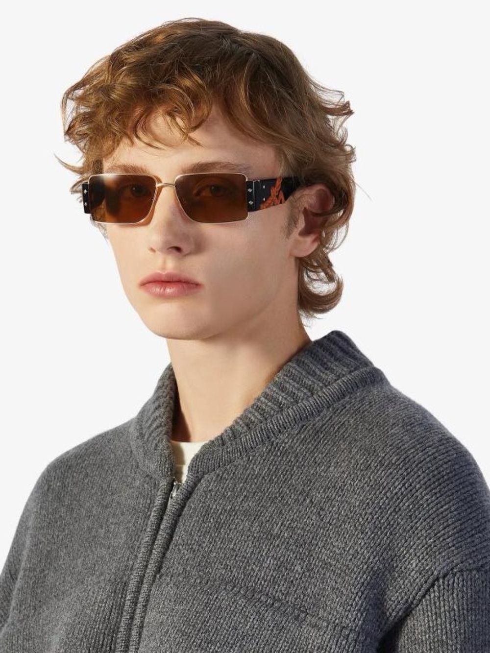 New MCM MW0012 32J Gold and Black Frame Sunglasses with Roviex Lenses Authentic